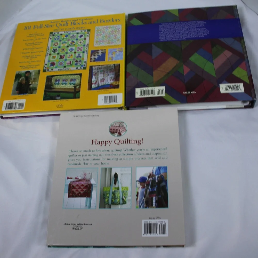 Better Homes and Gardens Quilting Book Lot of 3 Easy Project Block Borders Guide